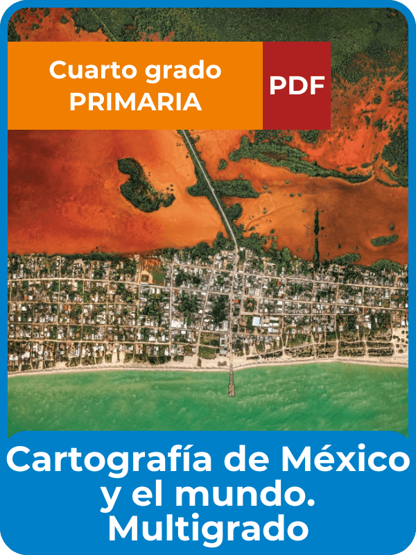 cartografía de méxico y el mundo cuarto grado de primaria en PDF