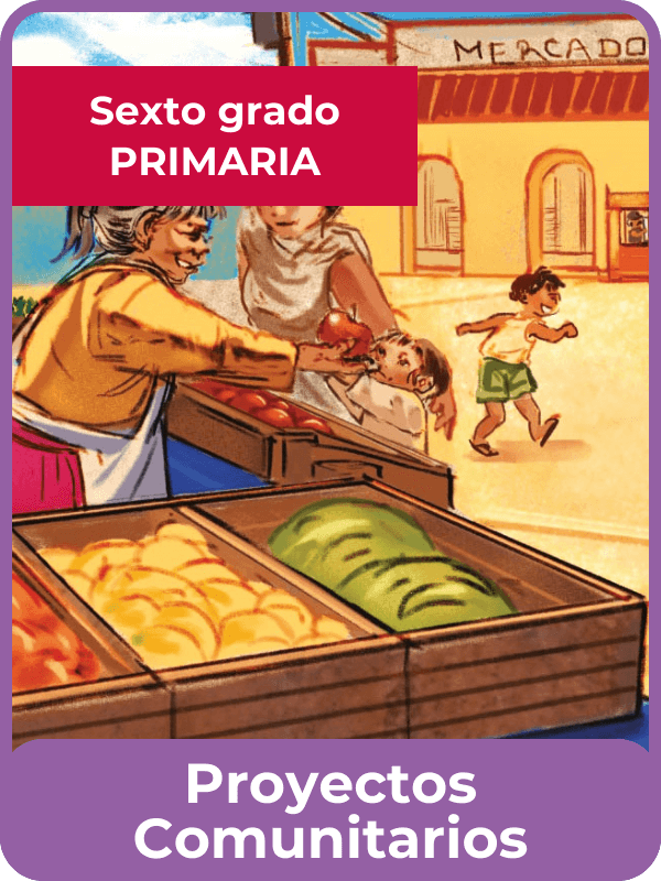 Libro de la SEP proyectos comunitarios sexto grado de primaria