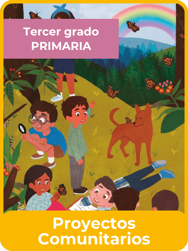 Libro de la SEP Proyectos comunitarios tercer grado de primaria