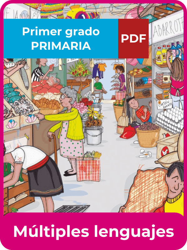 múltiples lenguajes primer grado de primaria en PDF