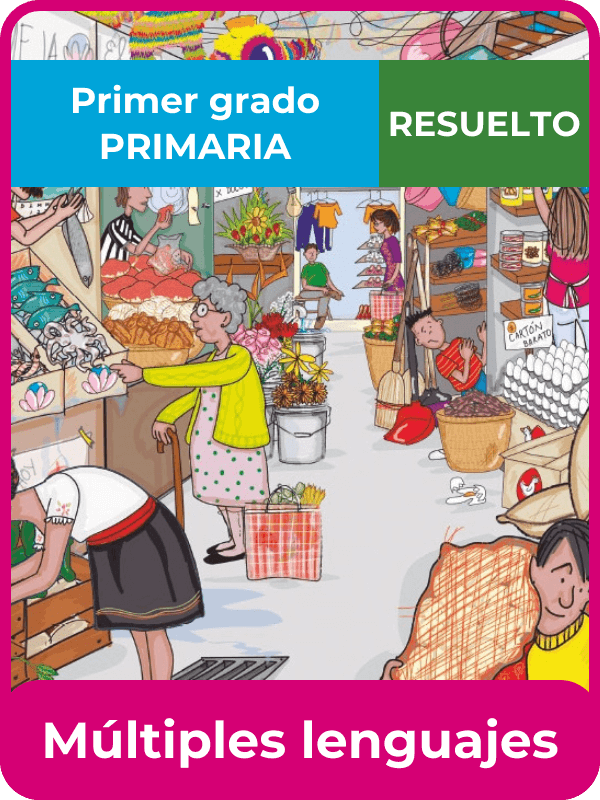 libro resuelto múltiples lenguajes primer grado de primaria