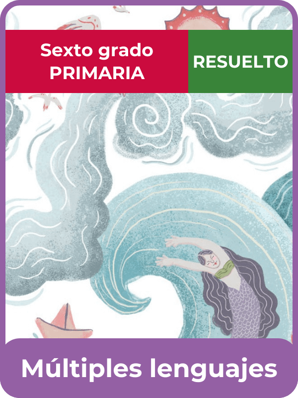 libro resuelto múltiples lenguajes sexto grado de primaria