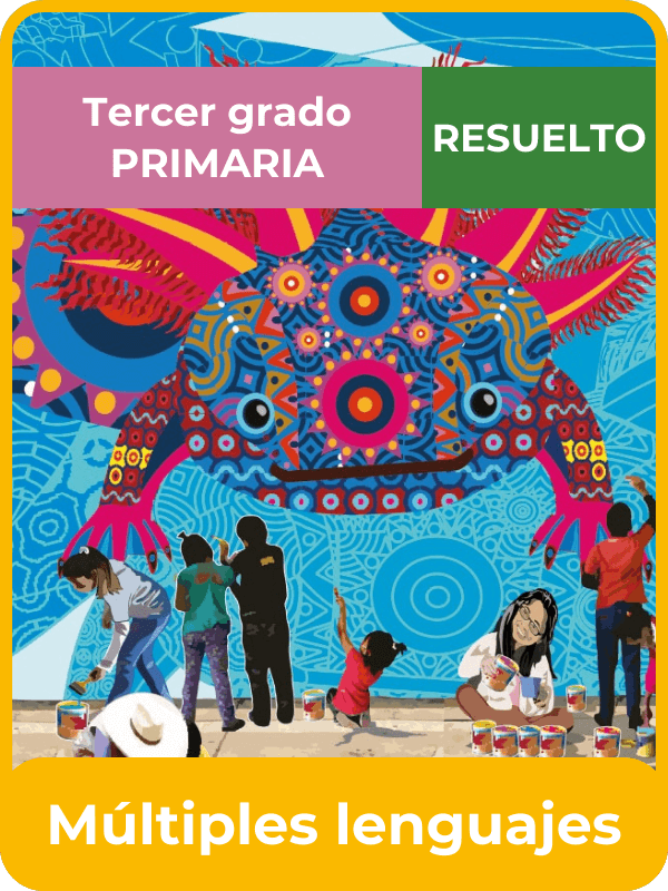 libro resuelto múltiples lenguajes tercer grado de primaria