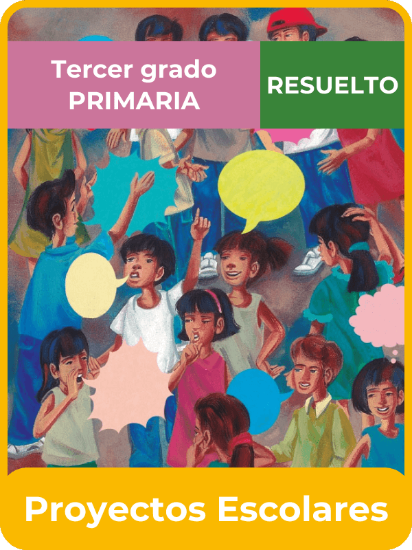 libro resuelto proyectos escolares tercer grado de primaria