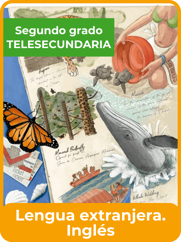libro de inglés de la SEP para segundo grado de telesecundaria