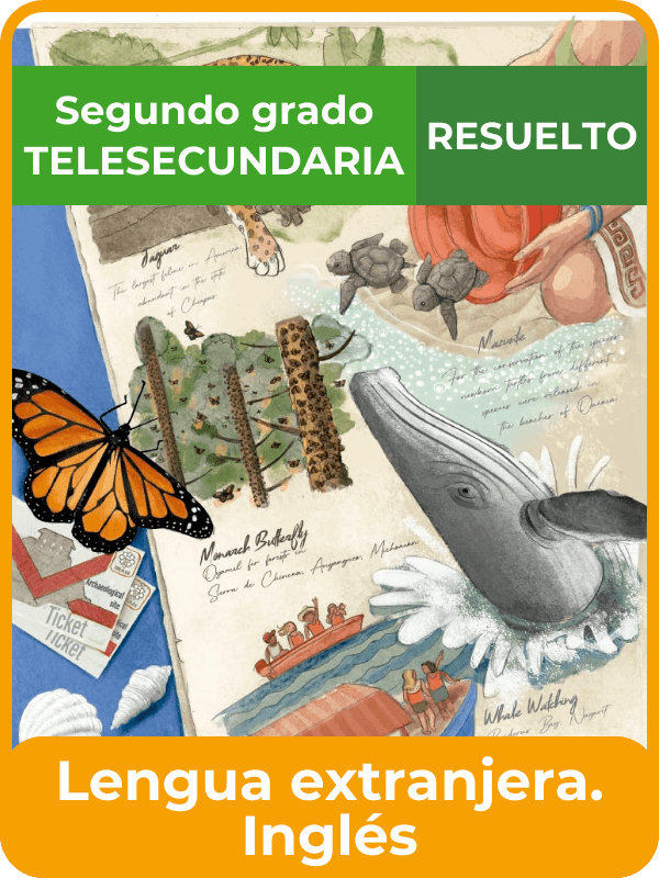 libro resuelto de inglés para segundo grado de telesecundaria