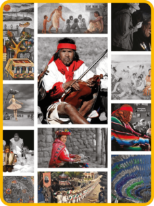 láminas de diálogo con manifestaciones culturales y artísticas tercer grado