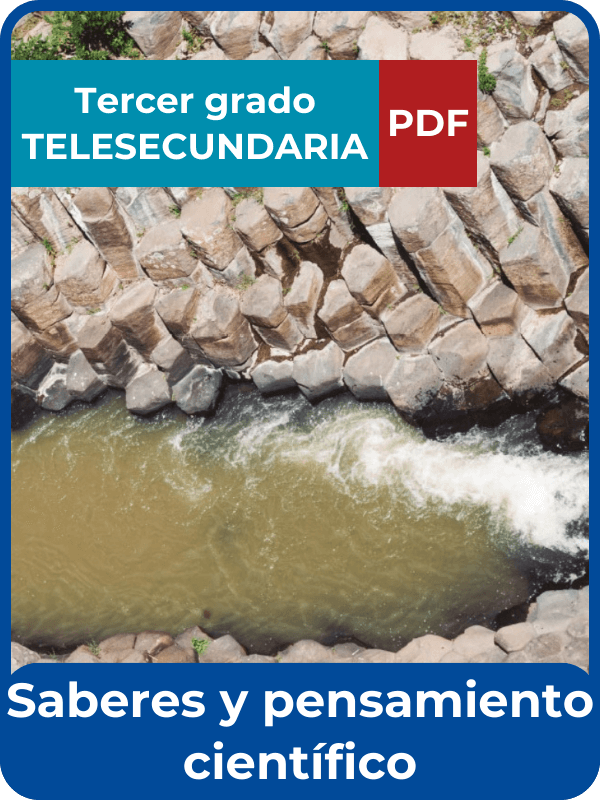 saberes y pensamiento científico tercero de telesecundaria en PDF